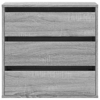 Ladekast 60x41x58 cm bewerkt hout grijs sonoma eikenkleurig 4
