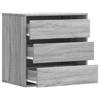 Ladekast 60x41x58 cm bewerkt hout grijs sonoma eikenkleurig 5