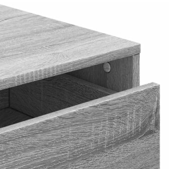 Ladekast 60x41x58 cm bewerkt hout grijs sonoma eikenkleurig 8