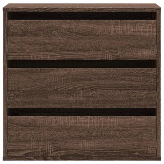 Ladekast 60x41x58 cm bewerkt hout bruin eikenkleurig 4