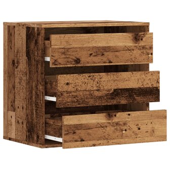 Ladekast 60x41x58 cm bewerkt hout oud houtkleurig 5