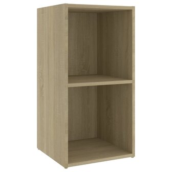 Tv-meubel 72x35x36,5 cm bewerkt hout sonoma eikenkleurig 7