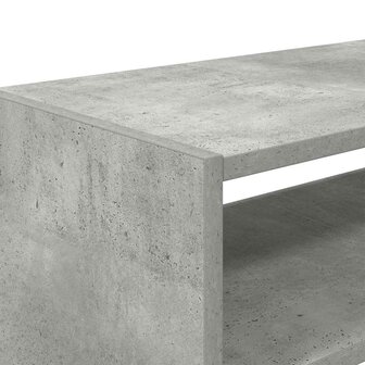 Schoenenrekken 2 st stapelbaar 60x30x30,5 cm betongrijs 7