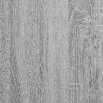 Schoenenrekken 2 st stapelbaar 60x30x30,5 cm grijs sonoma eiken 8