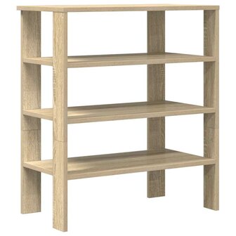 Schoenenrek 61x32x70 cm bewerkt hout sonoma eikenkleurig 2