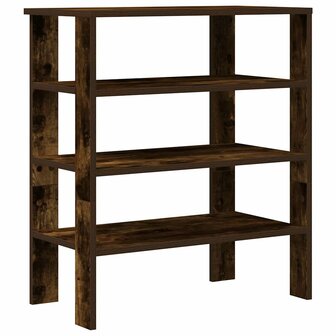 Schoenenrek 61x32x70 cm bewerkt hout gerookt eikenkleurig 2