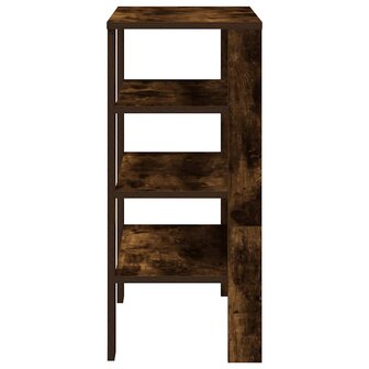 Schoenenrek 61x32x70 cm bewerkt hout gerookt eikenkleurig 5