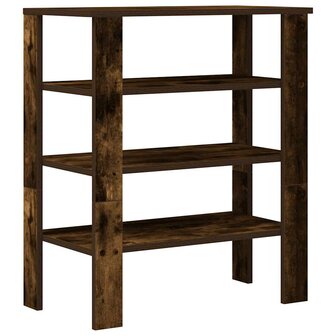 Schoenenrek 61x32x70 cm bewerkt hout gerookt eikenkleurig 6