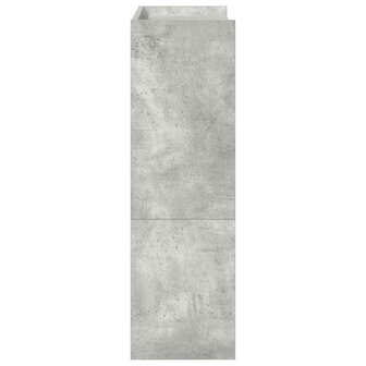 Schoenenrek 60x25x81 cm bewerkt hout betongrijs 5