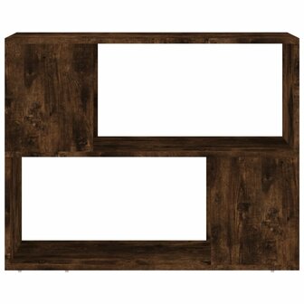 Boekenkast/kamerscherm 80x24x63 cm gerookt eikenkleurig 5