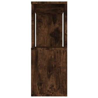 Boekenkast/kamerscherm 80x24x63 cm gerookt eikenkleurig 6