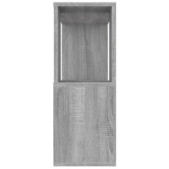 Boekenkast/kamerscherm 80x24x63 cm grijs sonoma eikenkleurig 6