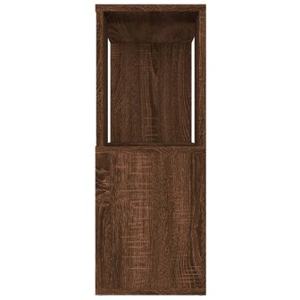 Boekenkast/kamerscherm 80x24x63 cm bruin eikenkleur 6