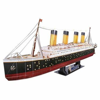 Houten Kinderpuzzel CubicFun Titanic 3D 266 Onderdelen 2