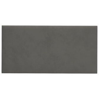 Wandpanelen 12 st 2,16 m&sup2; 60x30 cm fluweel donkergrijs 3