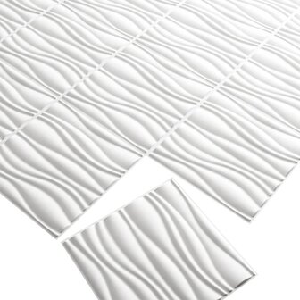 WallArt 12 st Wandpanelen 3D GA-WA04 Waves 4