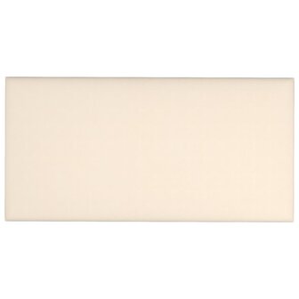 Wandpanelen 12 st 0,54 m&sup2; 30x15 cm fluweel cr&egrave;mekleurig 3