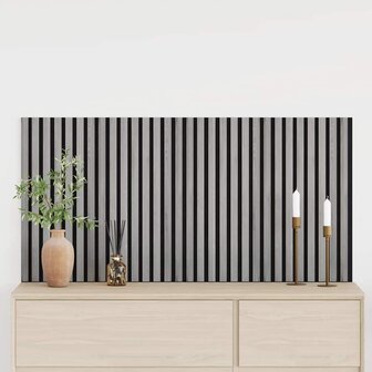 Akoestische wandpanelen 2 st latten 60,5x60 cm eikenfineer 1