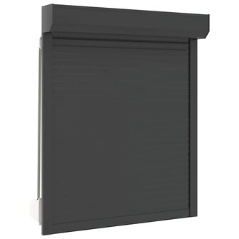 Rolluik 100x120 cm aluminium antracietkleurig 2