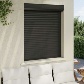 Rolluik 100x120 cm aluminium antracietkleurig 3