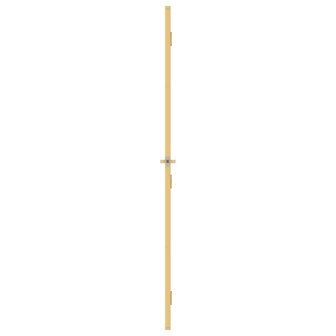 Binnendeur smal 83x201,5 cm gehard glas en aluminium goudkleur 4