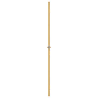 Binnendeur smal 83x201,5 cm gehard glas en aluminium goudkleur 4