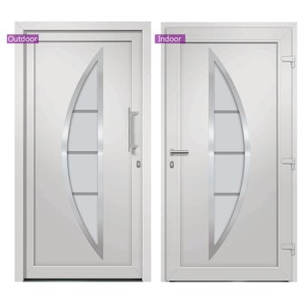 Voordeur 98x190 cm wit 6