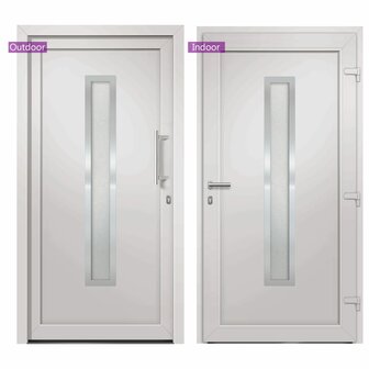 Voordeur 98x208 cm wit 6