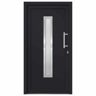 Voordeur 98x208 cm antraciet 3