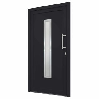 Voordeur 98x208 cm antraciet 4