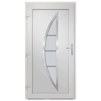 Voordeur 98x208 cm PVC antracietkleurig 5