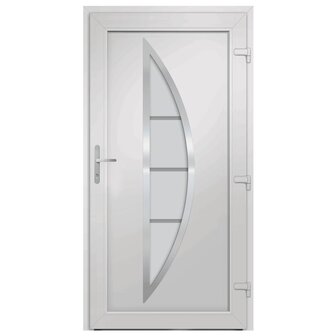 Voordeur 108x208 cm PVC antracietkleurig 5