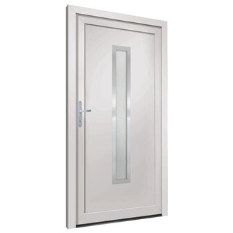 Voordeur 108x200 cm PVC wit 5
