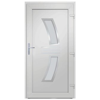 Voordeur 108x200 cm PVC antracietkleurig 4