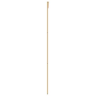 Schuifdeur 102,5x205 cm helder ESG-glas en aluminium goudkleur 5