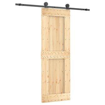 Schuifdeur met beslag 70x210 cm massief grenenhout 2