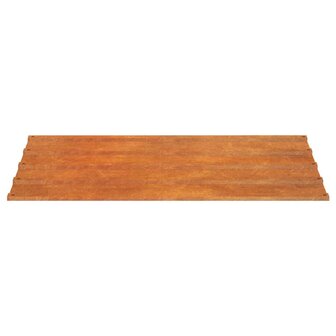 Dakpanelen 12 st 60x44 cm cortenstaal roestig 5