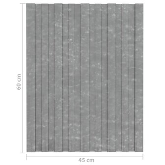 Dakpanelen 36 st 60x45 cm gegalvaniseerd staal zilverkleurig 7