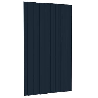 Dakpanelen 12 st 80x45 cm gegalvaniseerd staal antracietkleurig 4