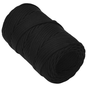 Werktouw 2 mm 50 m polyester zwart 3