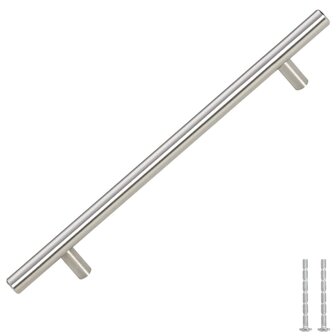 Handvatten 5 st 192 mm roestvrij staal zilverkleurig 3