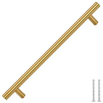 Handvatten 5 st 192 mm roestvrij staal goudkleurig 3