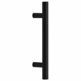 Handvatten 10 st 96 mm roestvrij staal zwart 6