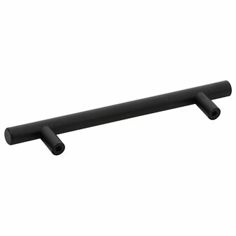 Handvatten 10 st 128 mm roestvrij staal zwart 7