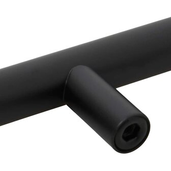 Handvatten 5 st 192 mm roestvrij staal zwart 9