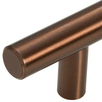 Handvatten 10 st 64 mm roestvrij staal bronskleurig 8