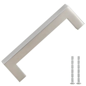 Handvatten 10 st 96 mm roestvrij staal zilverkleurig 3
