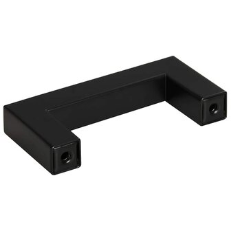 Handvatten 10 st 64 mm roestvrij staal zwart 7