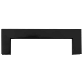 Handvatten 10 st 96 mm roestvrij staal zwart 5