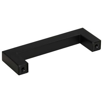 Handvatten 10 st 96 mm roestvrij staal zwart 7